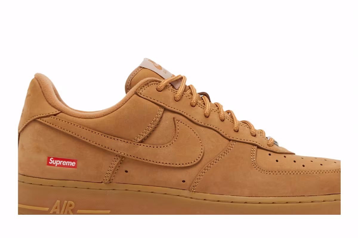 Supreme x Nike Air Force 1 Low SP Box Logo - Wheat, view 3