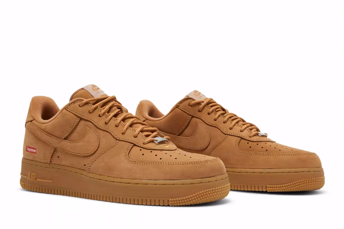 Supreme x Nike Air Force 1 Low SP Box Logo - Wheat, view 9