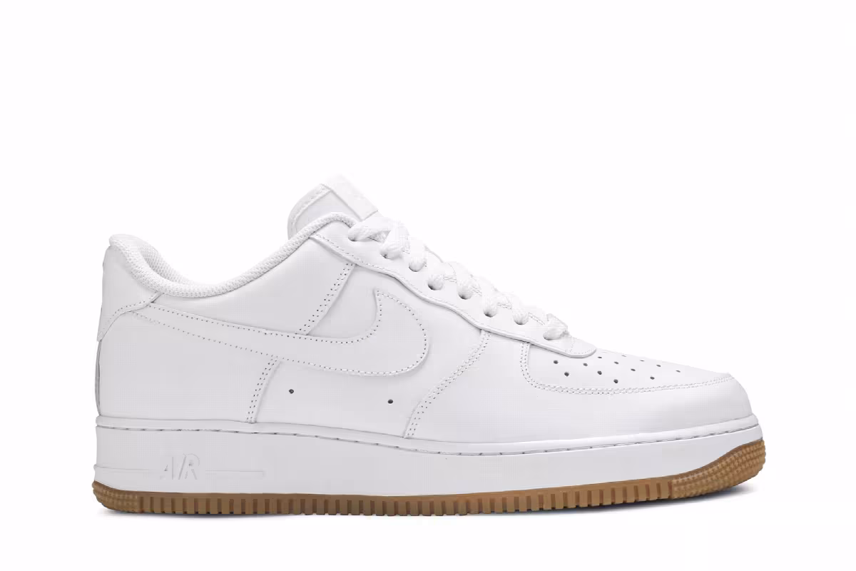 Nike Air Force 1 White Gum Light Brown, view 2