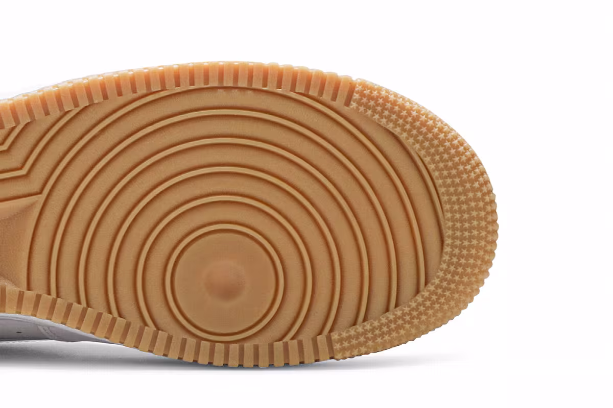 Nike Air Force 1 White Gum Light Brown, view 6