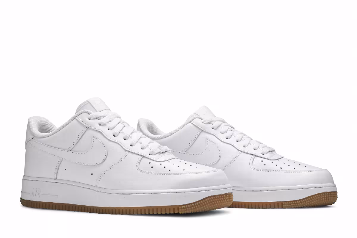 Nike Air Force 1 White Gum Light Brown, view 9