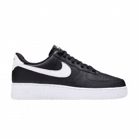 Nike Air Force 1 '07 'Black White Tumbled'