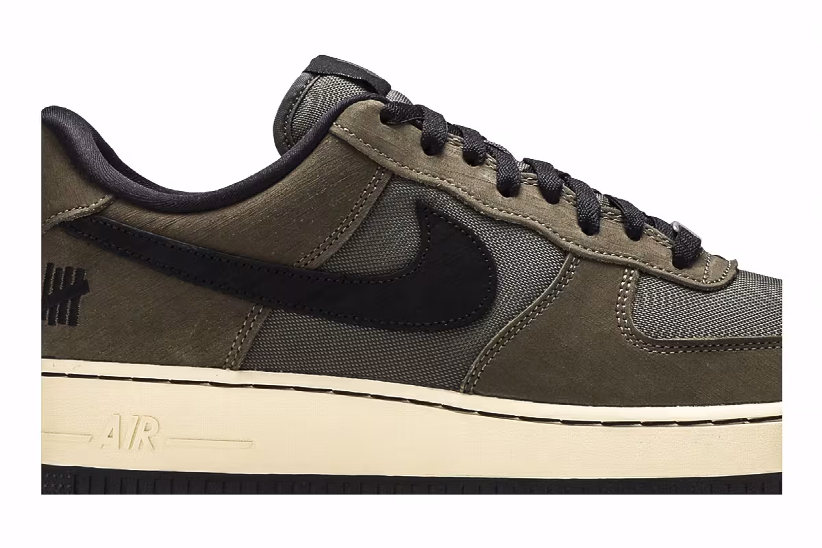 Undefeated x Nike Air Force 1 Low SP Ballistic, view 3