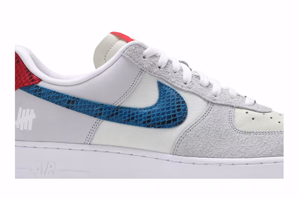 Men's Undefeated x Nike Air Force 1 Low 5 On It, view 3