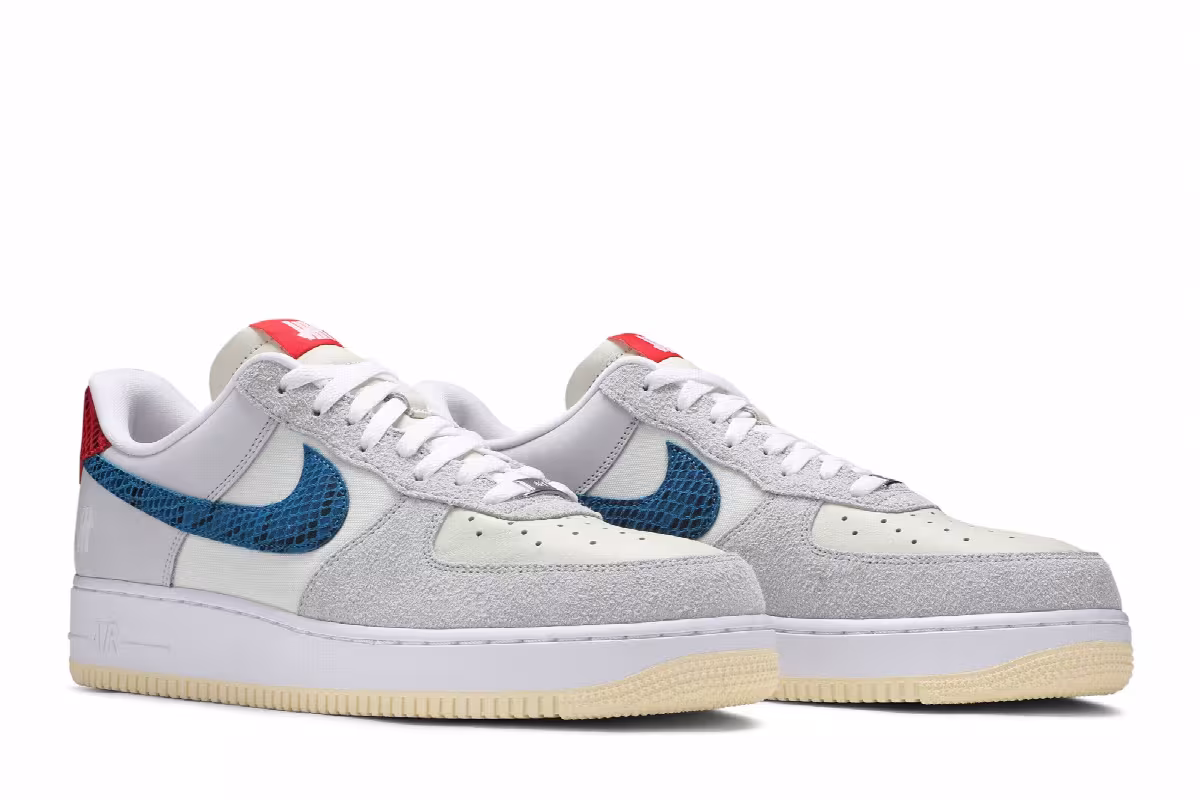 Men's Undefeated x Nike Air Force 1 Low 5 On It, view 9