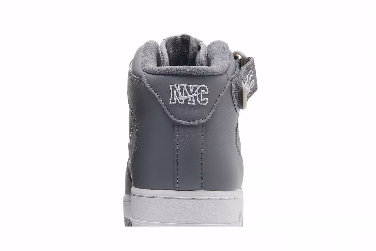 Nike Air Force 1 Mid Jewel QS NYC - Cool Grey, view 8