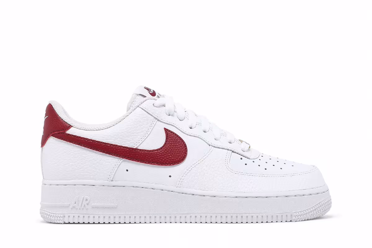 Nike Air Force 1 Low White Team Red, view 2