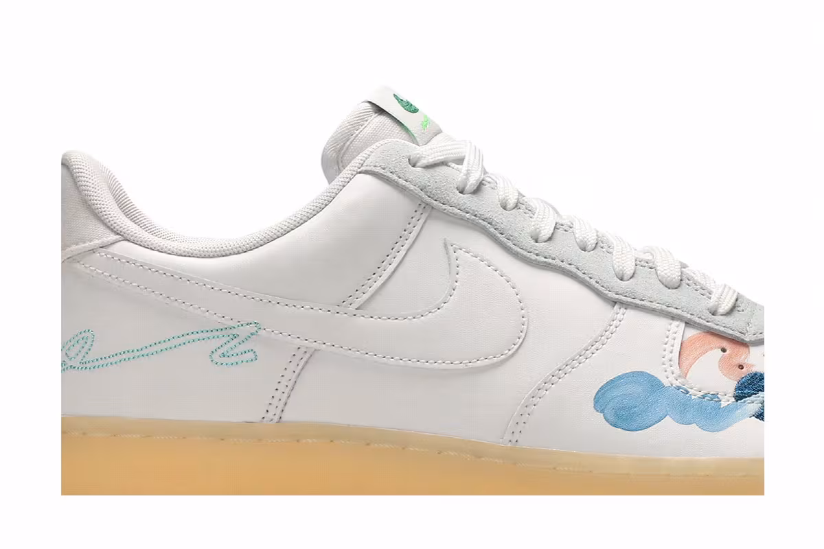 Mayumi Yamase x Nike Air Force 1 Flyleather Earth Day, view 3