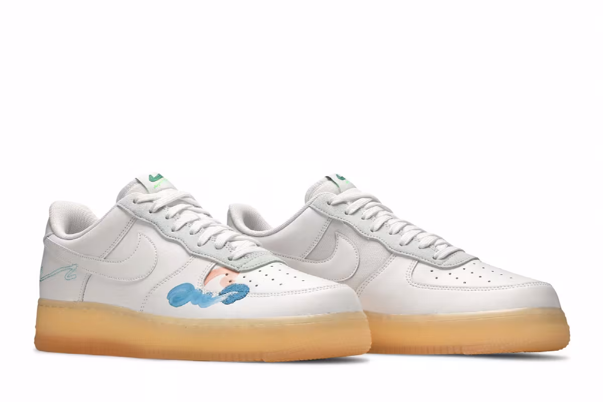 Mayumi Yamase x Nike Air Force 1 Flyleather Earth Day, view 9