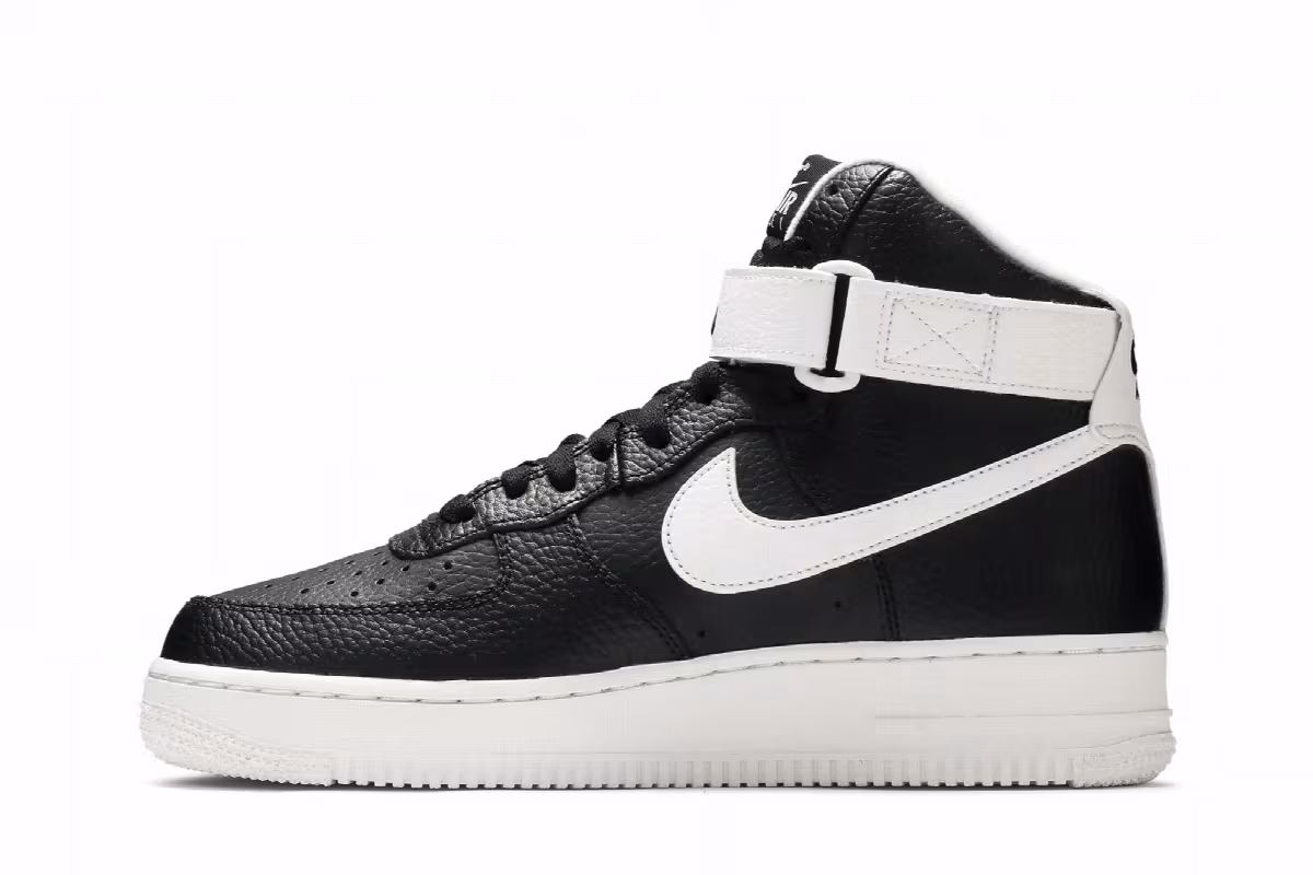 Nike Air Force 1 Black White, view 4