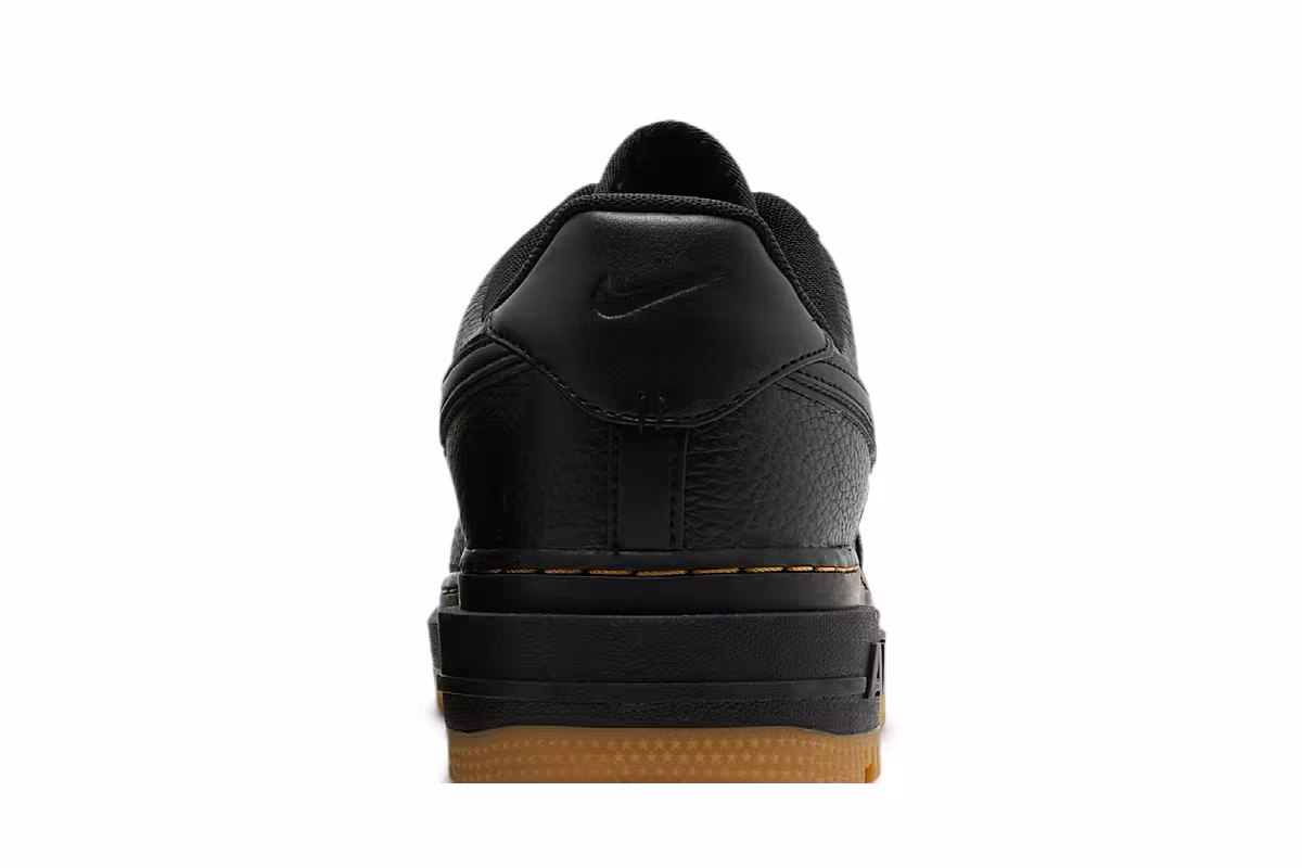 Nike Air Force 1 Luxe Black Gum, view 8