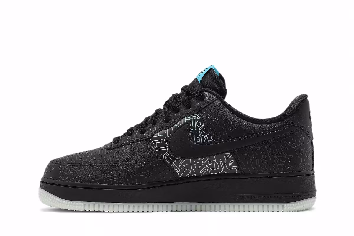 Space Jam x Nike Air Force 1 Computer Chip, view 4