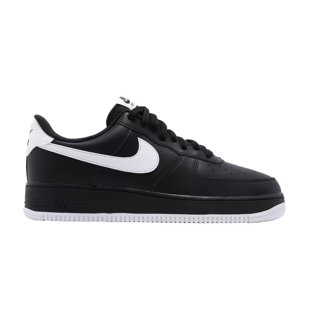 Nike Air Force 1 Black White Outsole