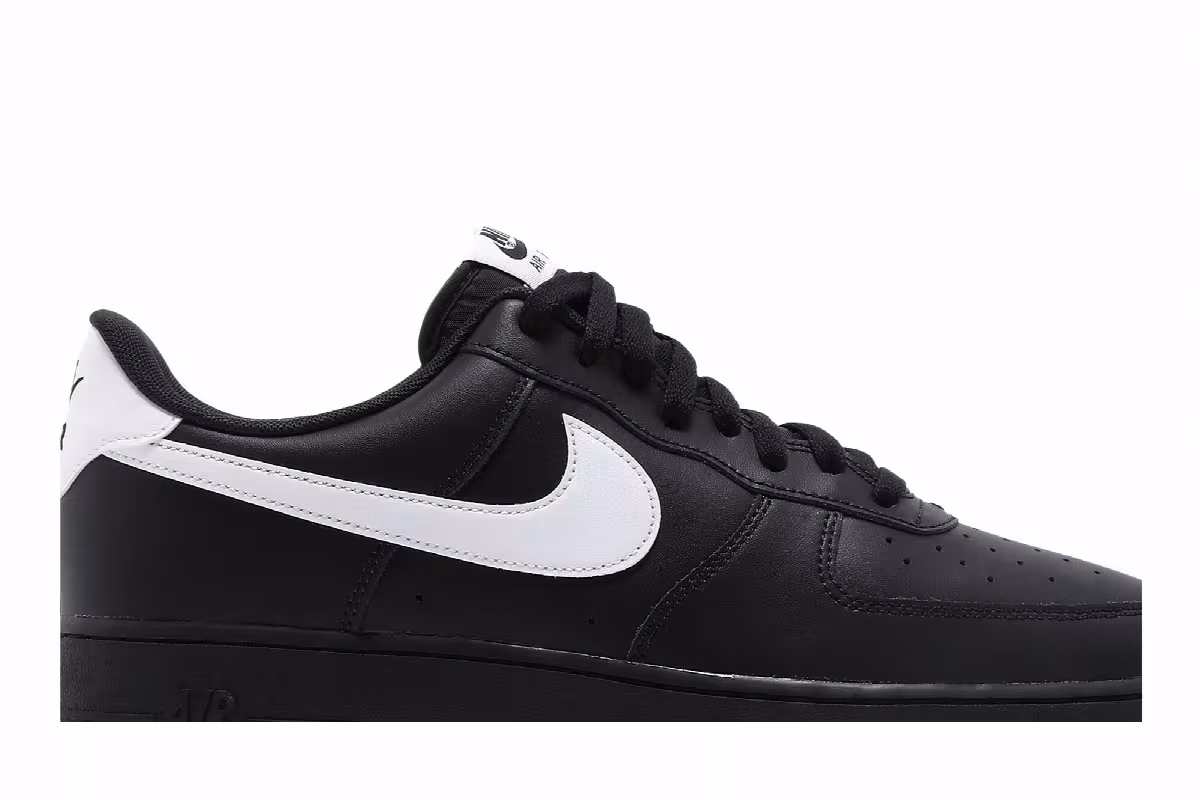 Nike Air Force 1 Black White Outsole, view 3