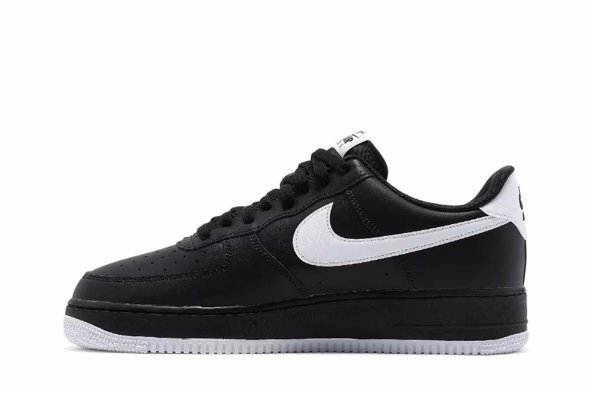 Nike Air Force 1 Black White Outsole, view 4