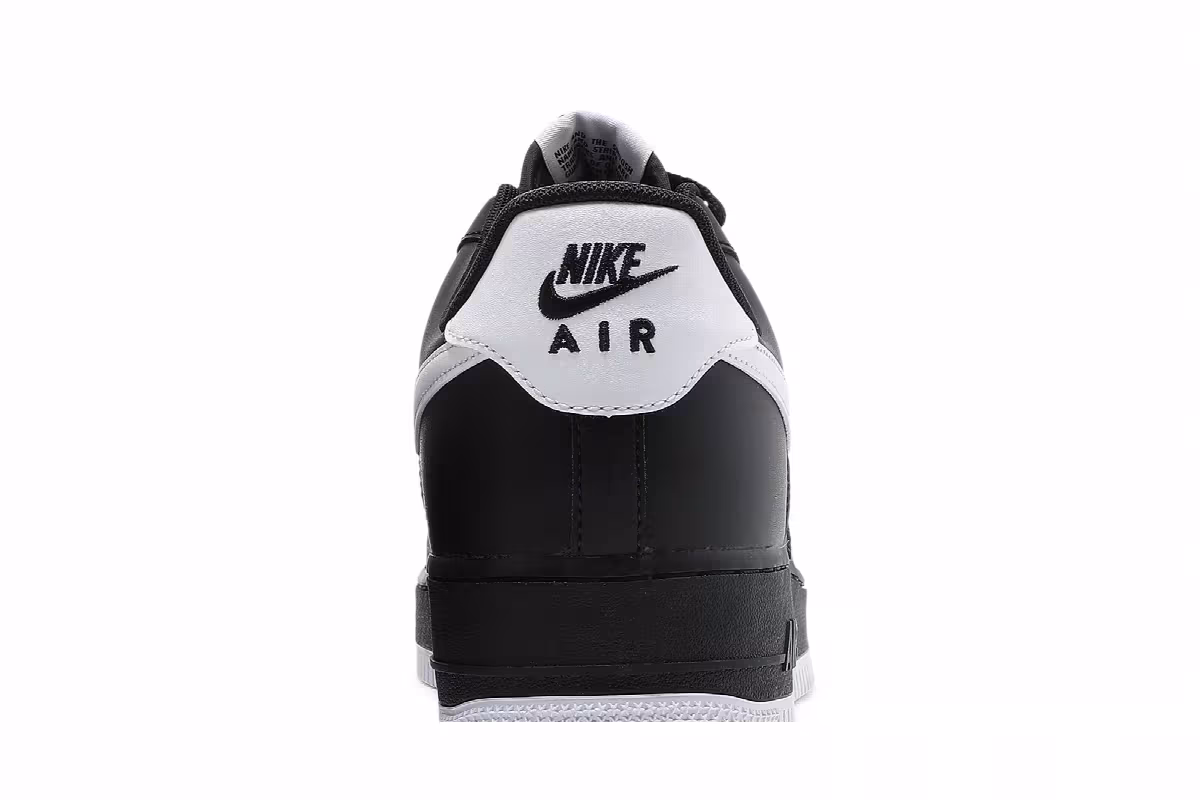 Nike Air Force 1 Black White Outsole, view 8