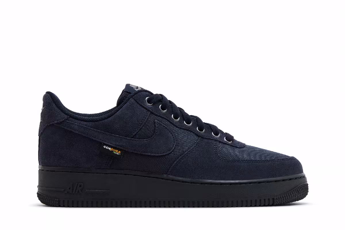 Nike Air Force 1 Dark Obsidian Cordura, view 2