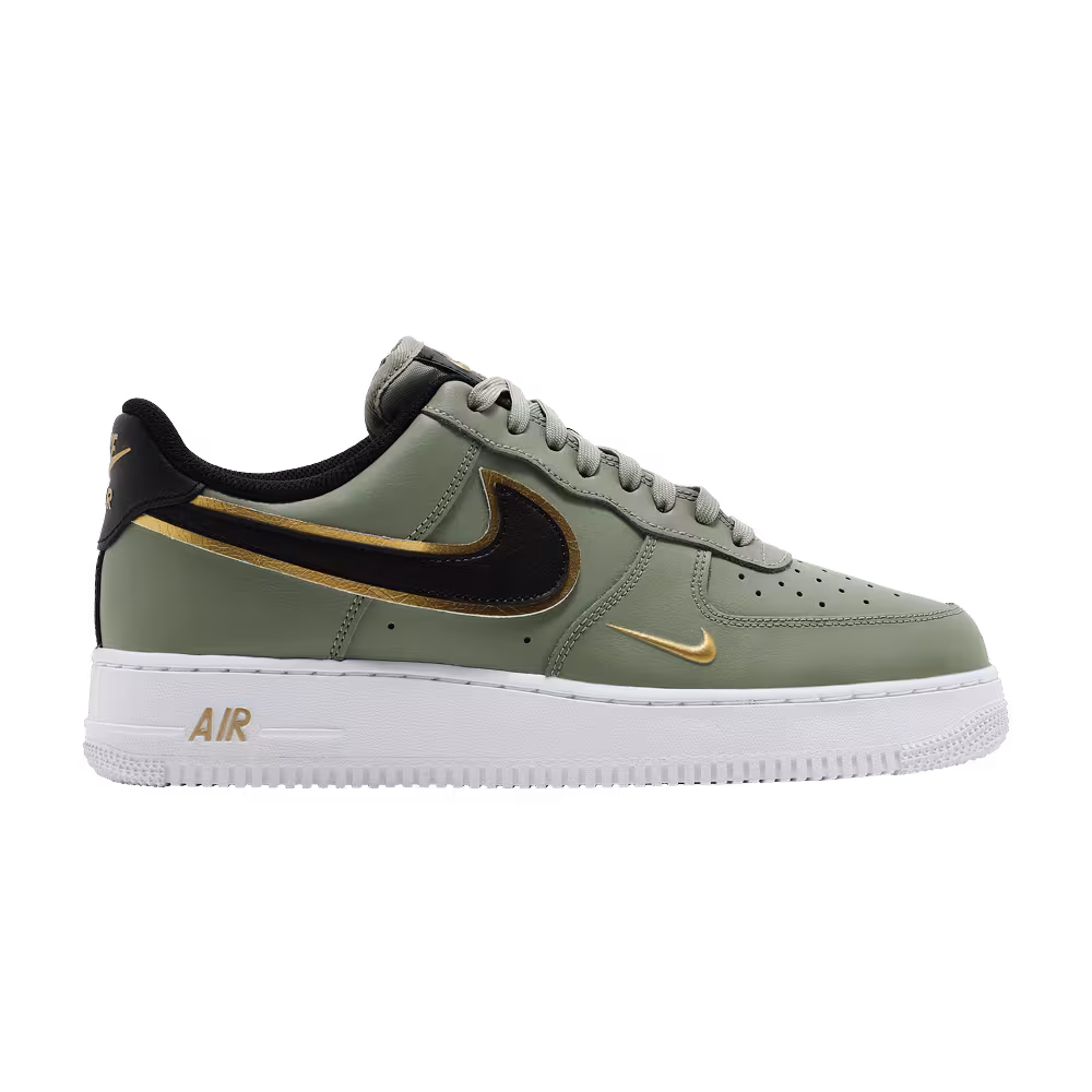 Nike Air Force 1 Metallic Swoosh Pack - Oil Green