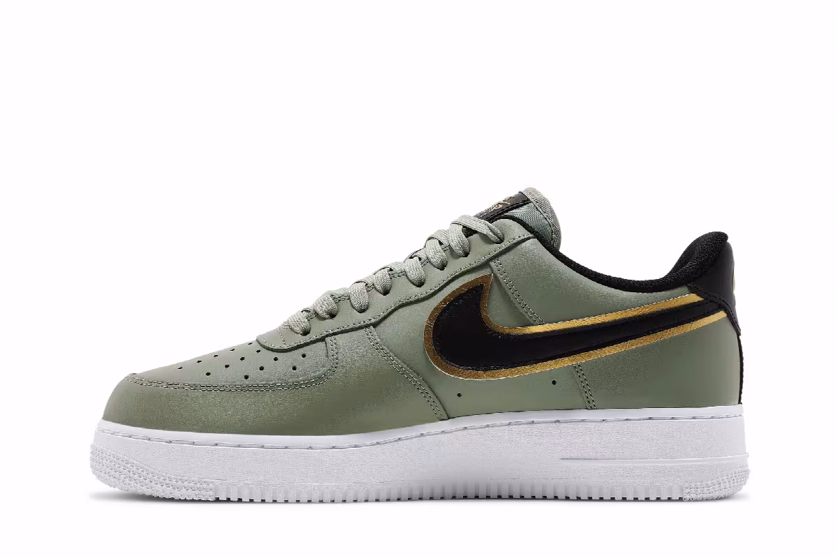 Nike Air Force 1 Metallic Swoosh Pack - Oil Green, view 4