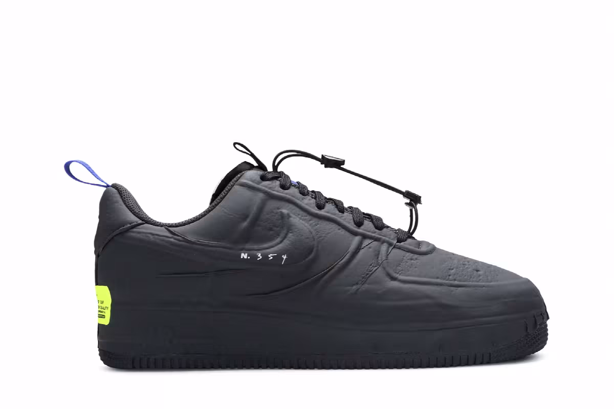 Nike Air Force 1 Low Experimental Black, view 2