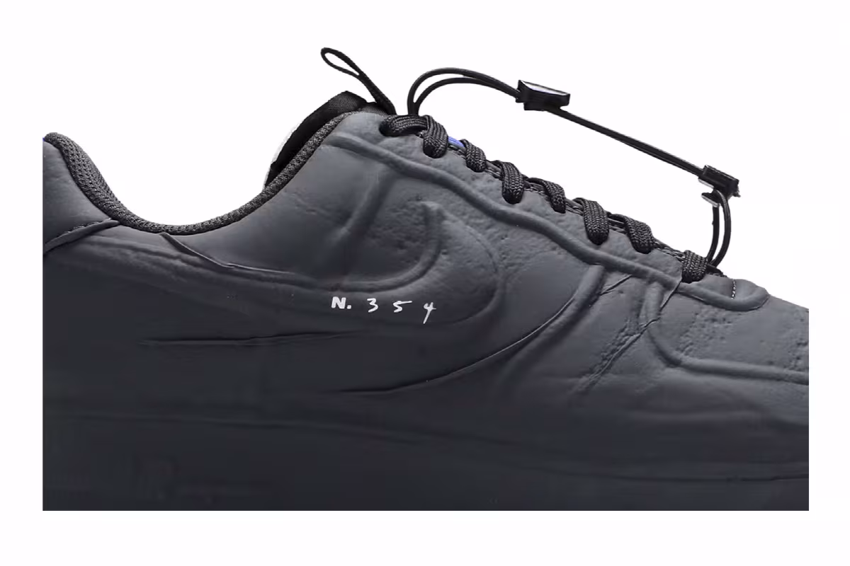 Nike Air Force 1 Low Experimental Black, view 3