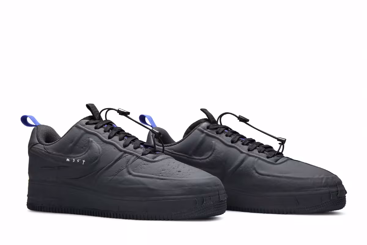 Nike Air Force 1 Low Experimental Black, view 9