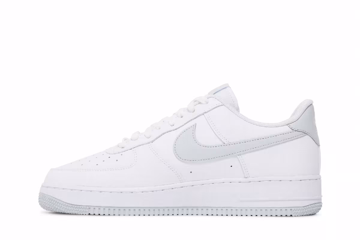Nike Air Force 1 White Pure Platinum, view 4