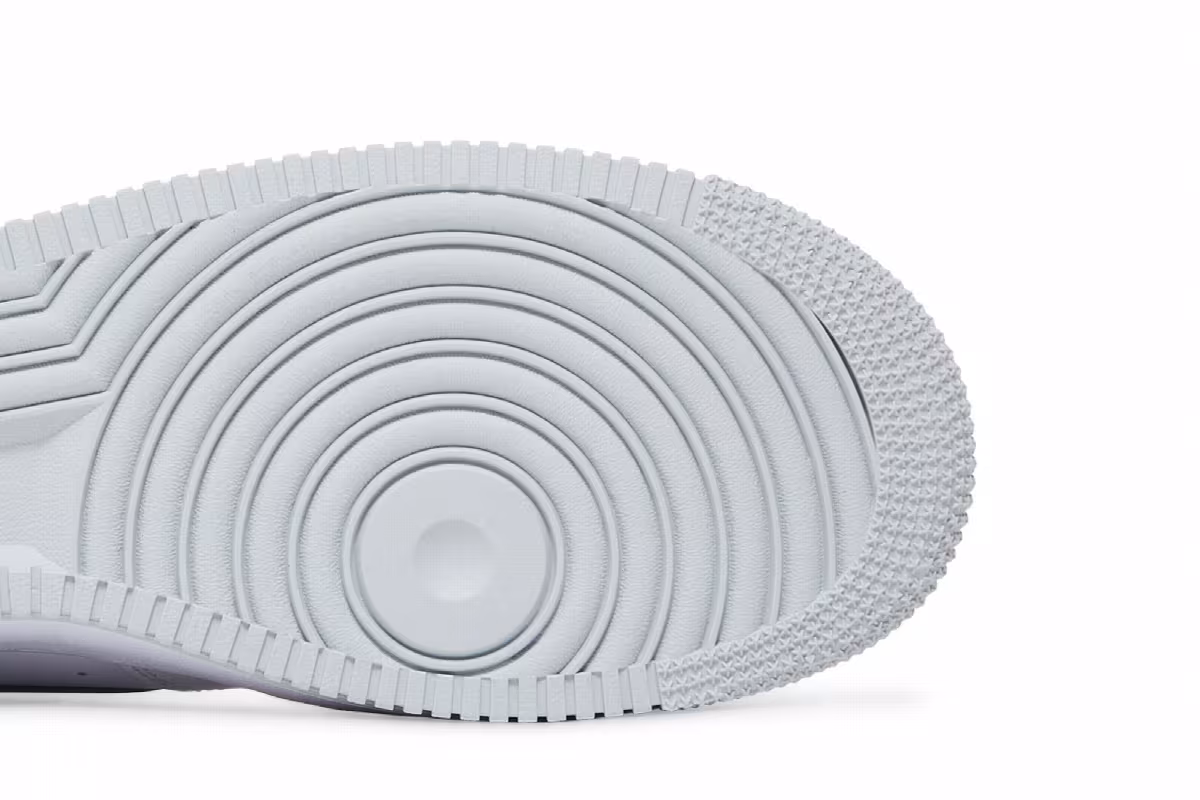 Nike Air Force 1 White Pure Platinum, view 6
