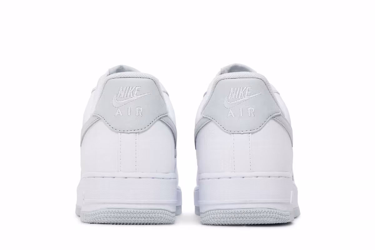Nike Air Force 1 White Pure Platinum, view 7