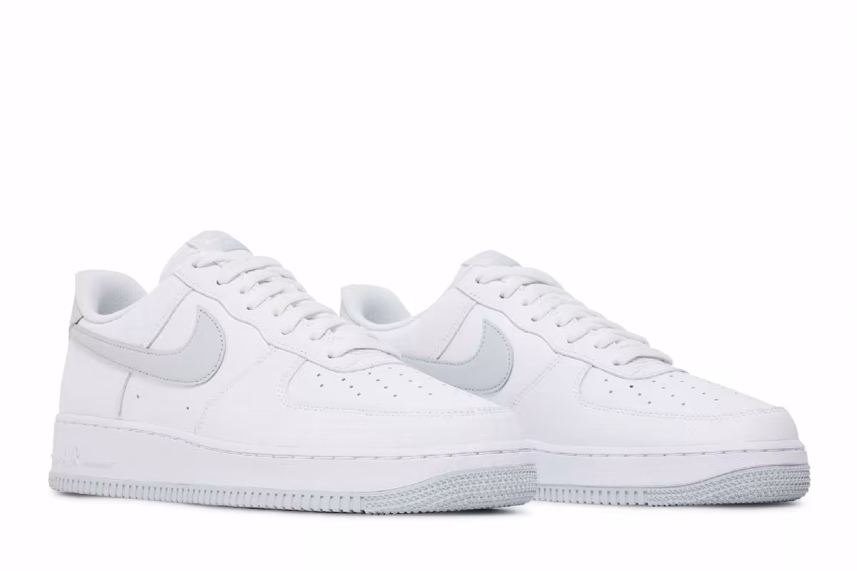 Nike Air Force 1 White Pure Platinum, view 9