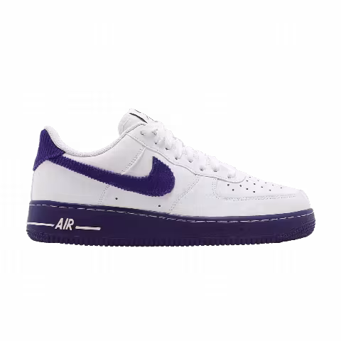 Nike Air Force 1 '07 LV8 EMB 'White Court Purple'