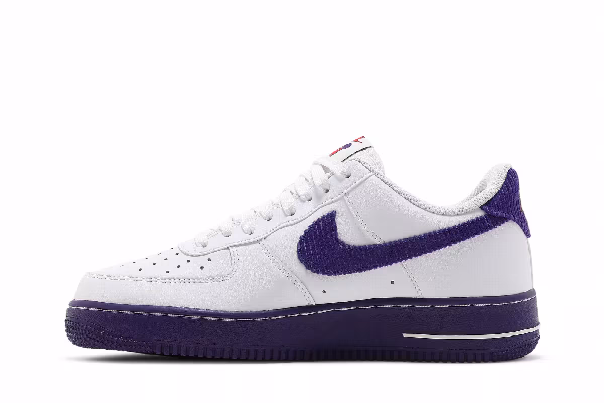 Nike Air Force 1 White Court Purple, view 4