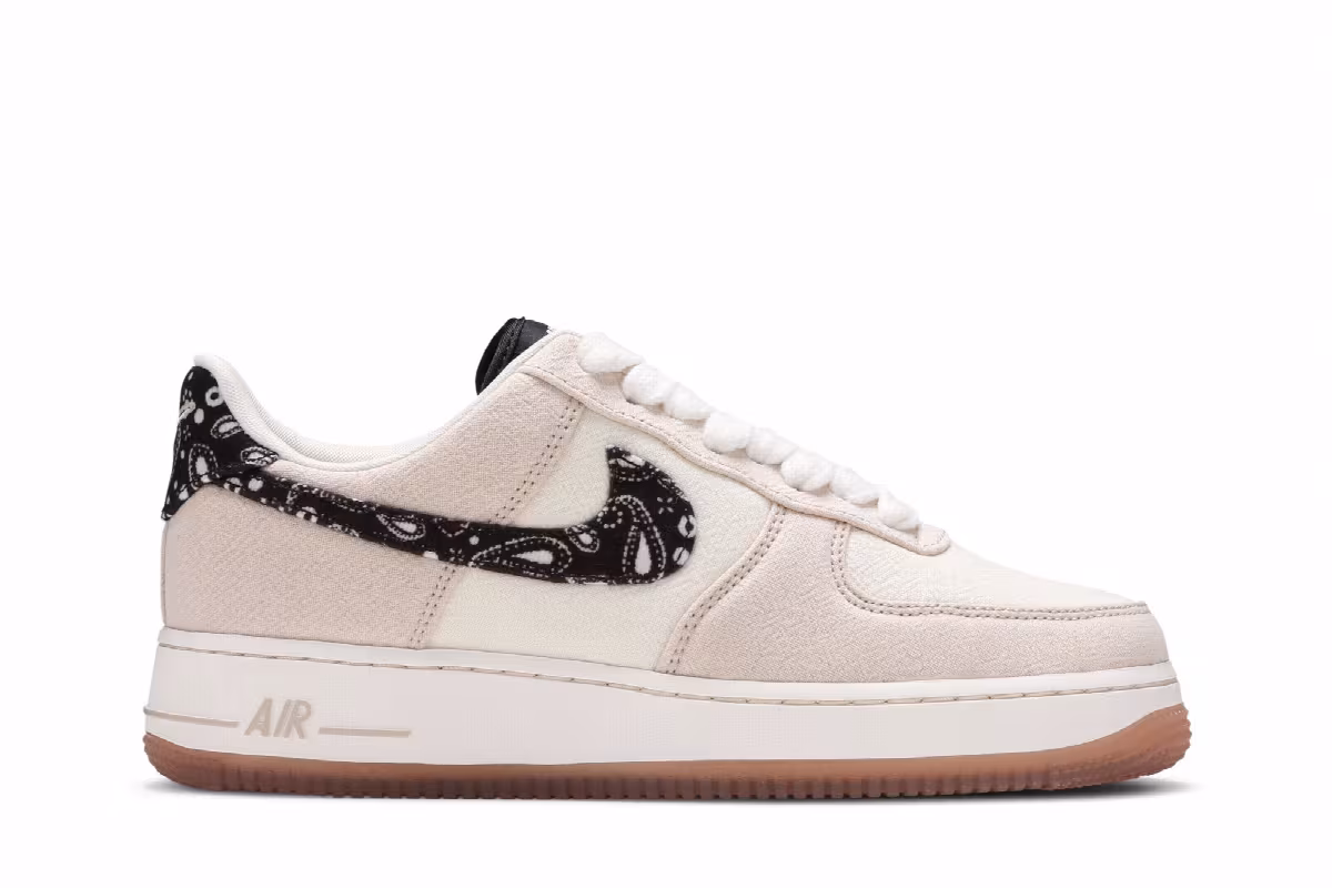 Nike Air Force 1 Paisley Swoosh, view 2