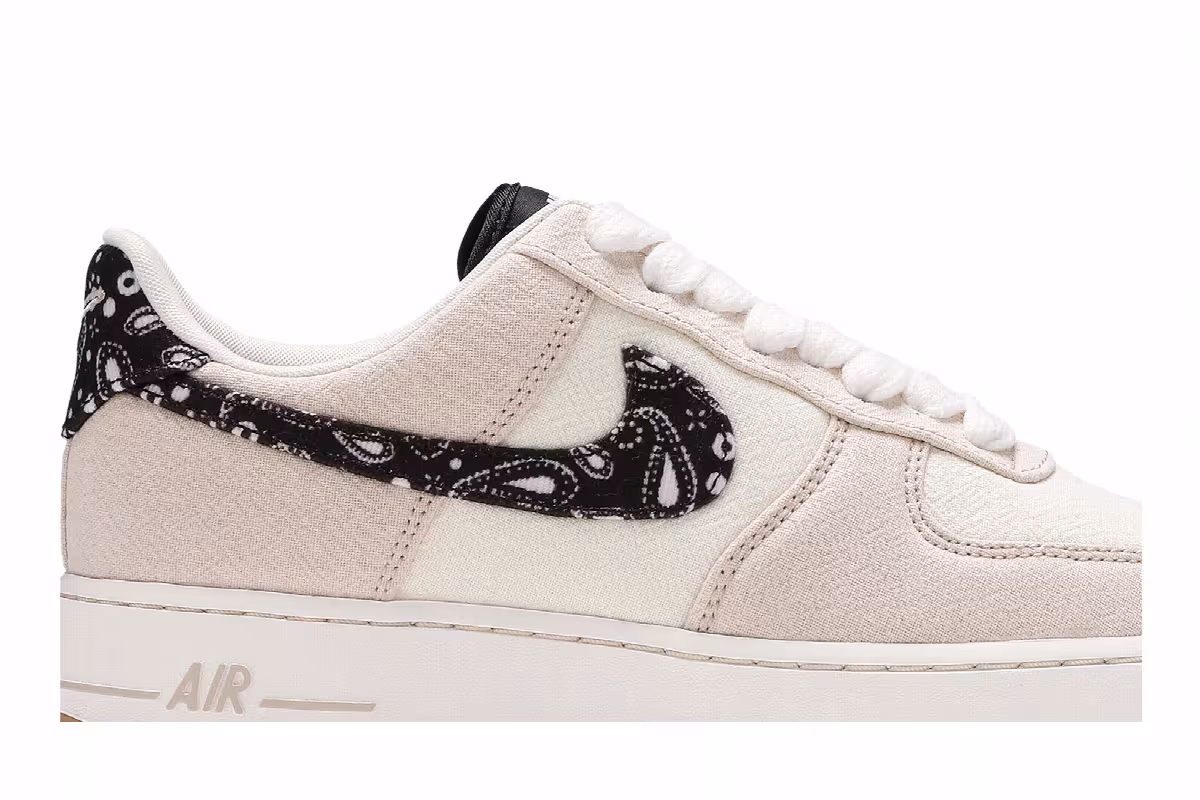 Nike Air Force 1 Paisley Swoosh, view 3