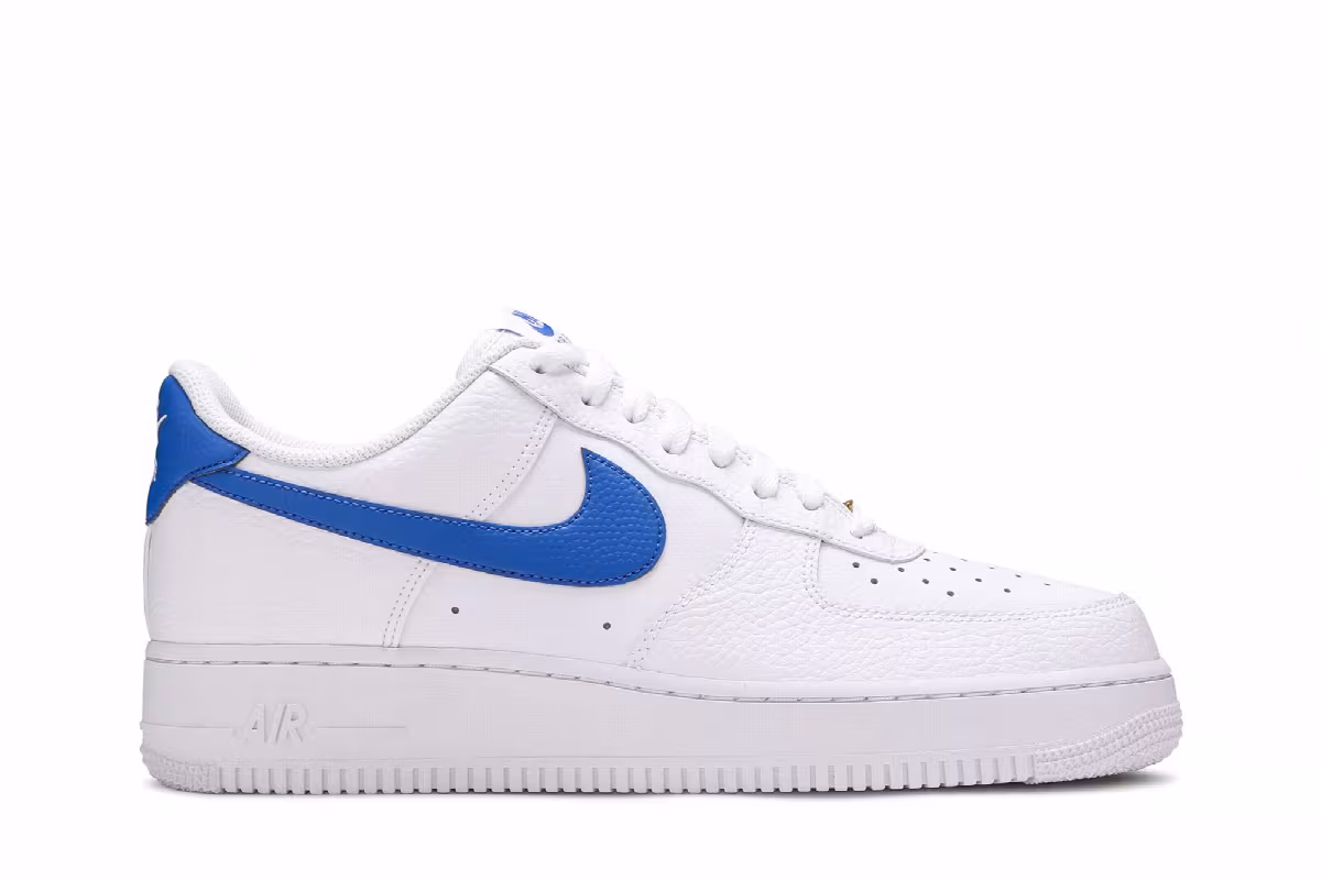 Nike Air Force 1 Low White Game Royal, view 2