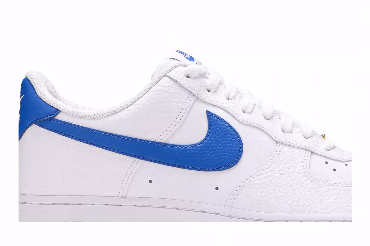 Nike Air Force 1 Low White Game Royal, view 3