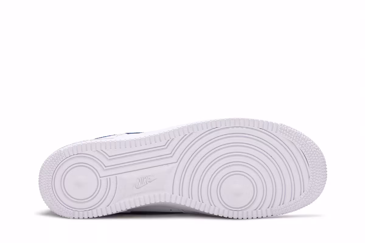 Nike Air Force 1 Low White Game Royal, view 5