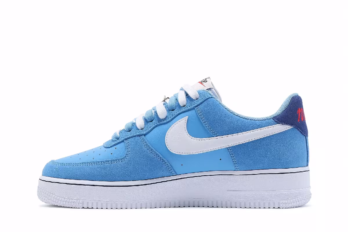 Nike Air Force 1 07 LV8 First Use - University Blue, view 4