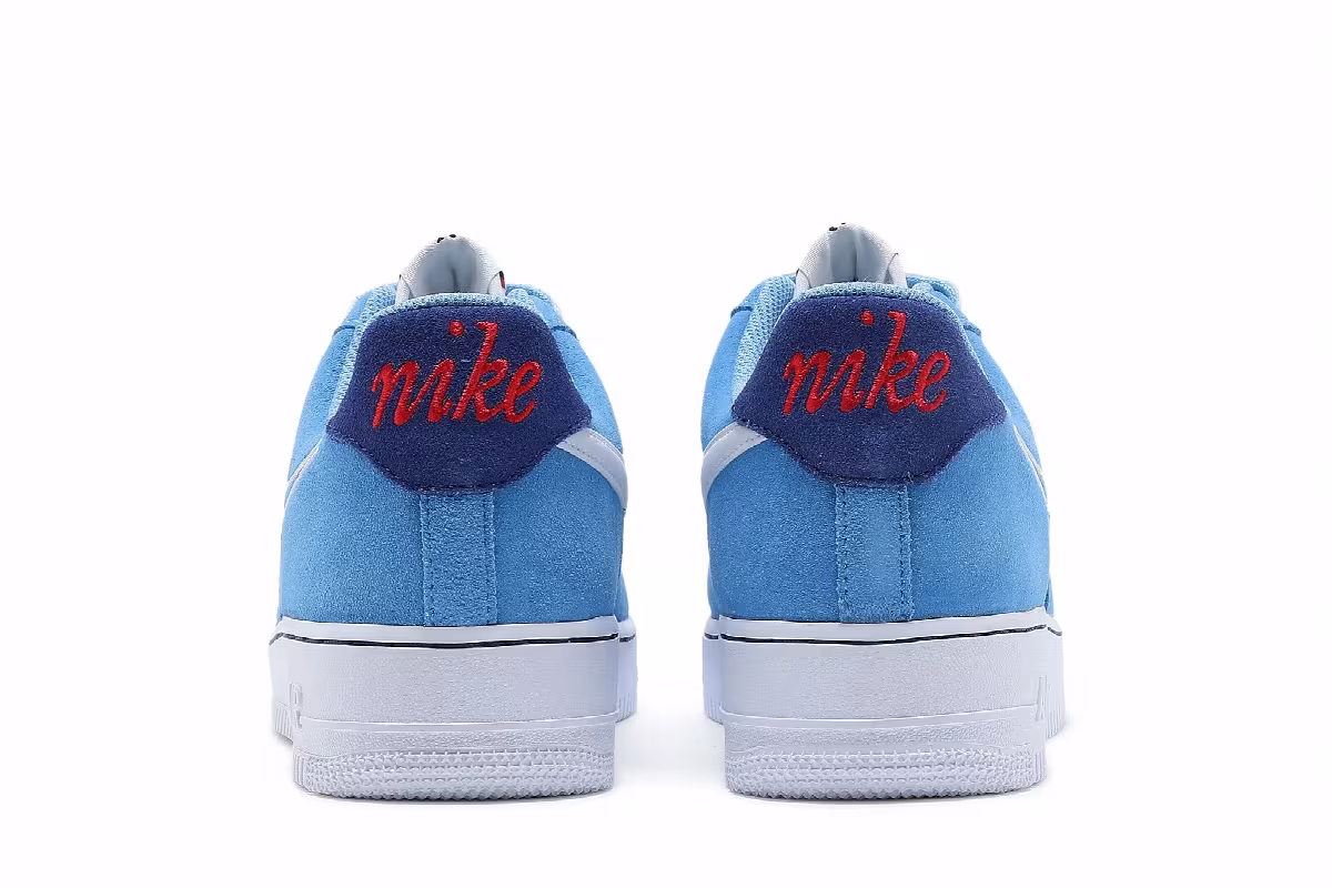 Nike Air Force 1 07 LV8 First Use - University Blue, view 7