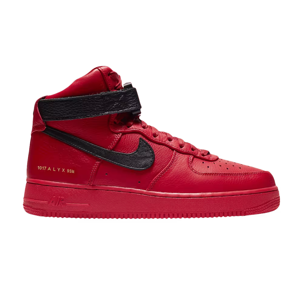 Nike 1017 ALYX 9SM x Air Force 1 High University Red