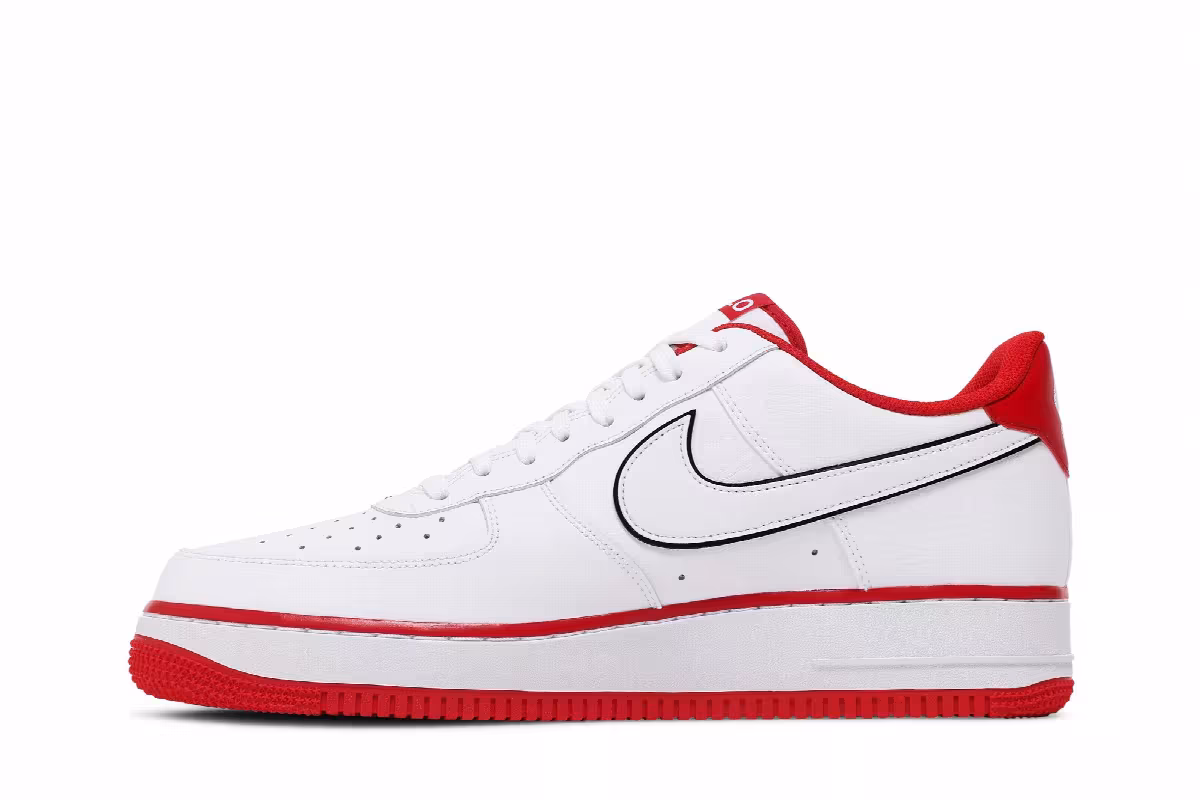 Urbanstar x Nike Air Force 1 HELLO Pack - White University Red, view 4
