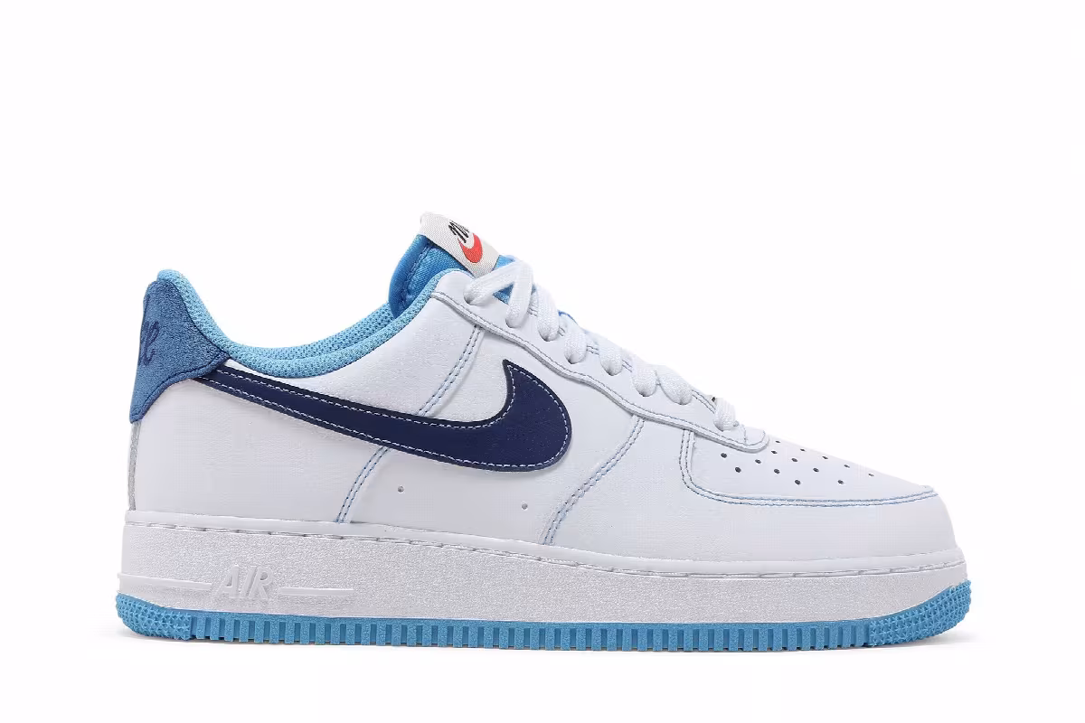 Nike Air Force 1 First Use - White University Blue, view 2