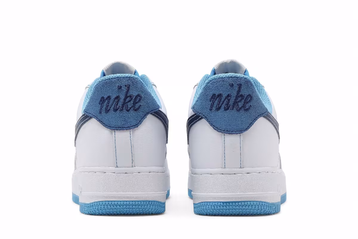 Nike Air Force 1 First Use - White University Blue, view 7