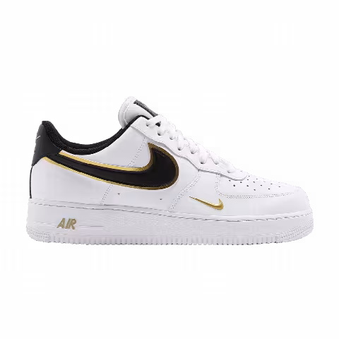 Nike Air Force 1 '07 LV8 'Metallic Swoosh Pack - White Metallic Gold'