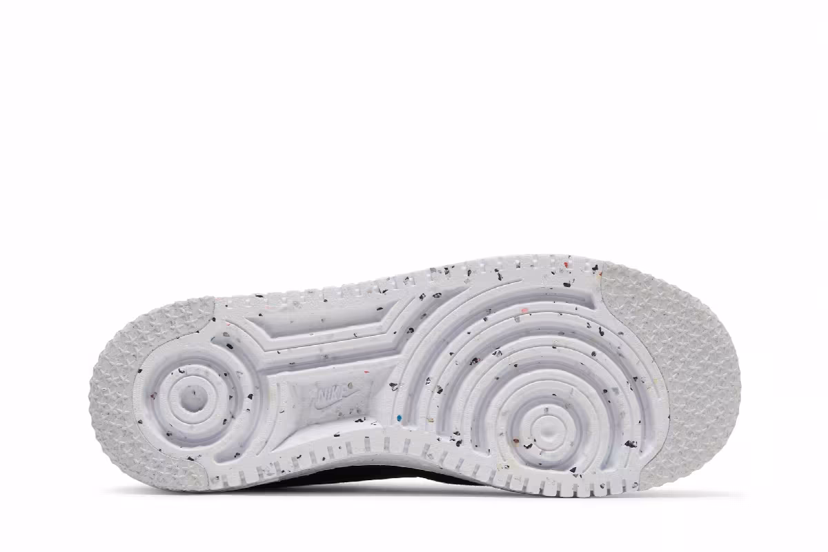 Nike Air Force 1 Crater Flyknit Black White, view 5