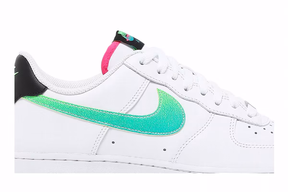 Nike Air Force 1 White Aquamarine, view 3