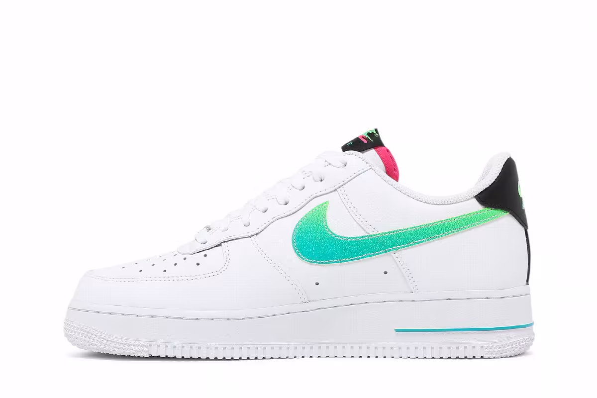 Nike Air Force 1 White Aquamarine, view 4