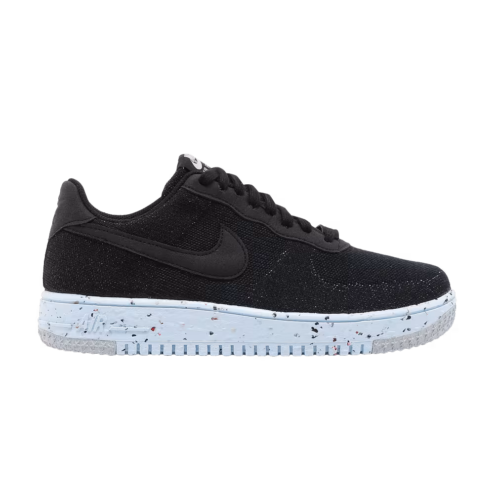 Nike Air Force 1 Crater Flyknit Black Chambray Blue
