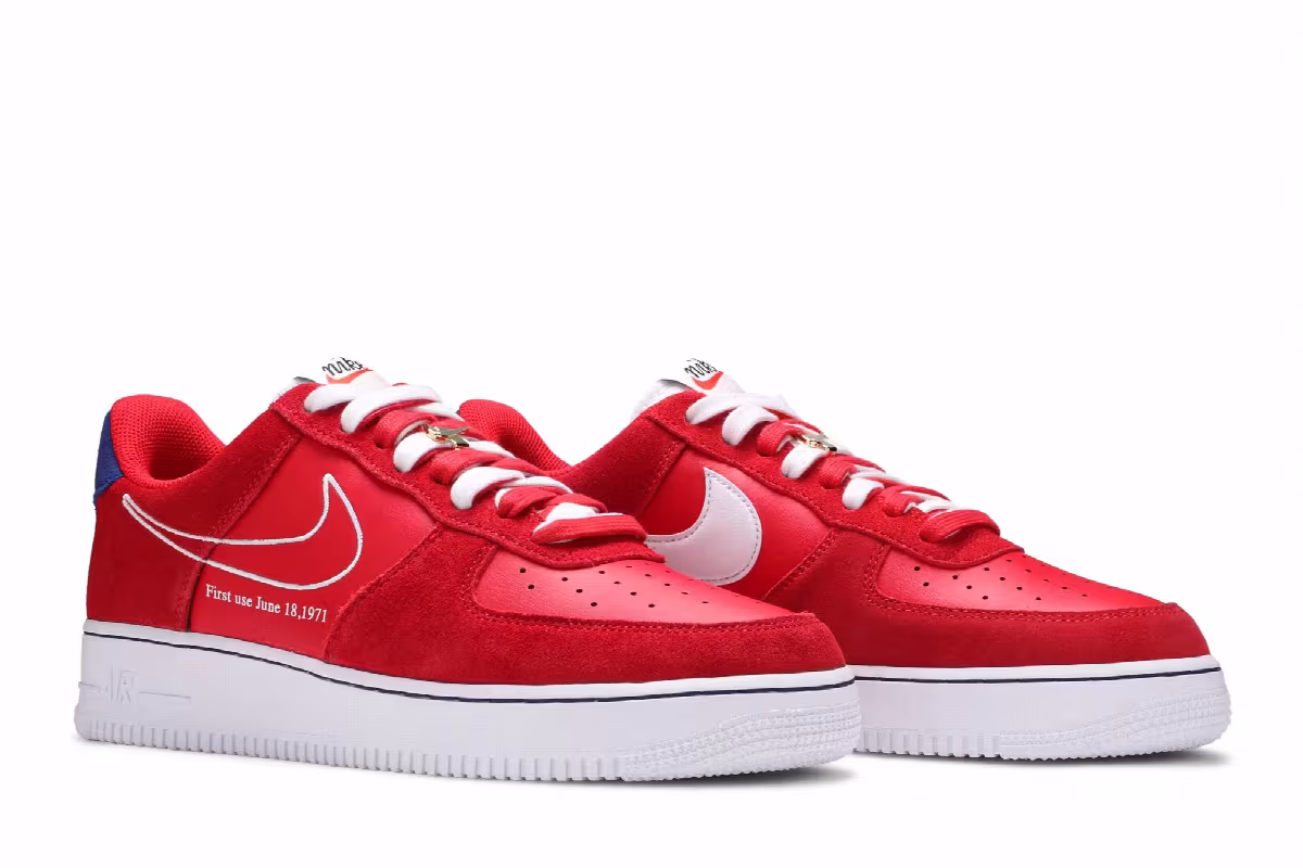 Nike Air Force 1 First Use - University Red, view 9