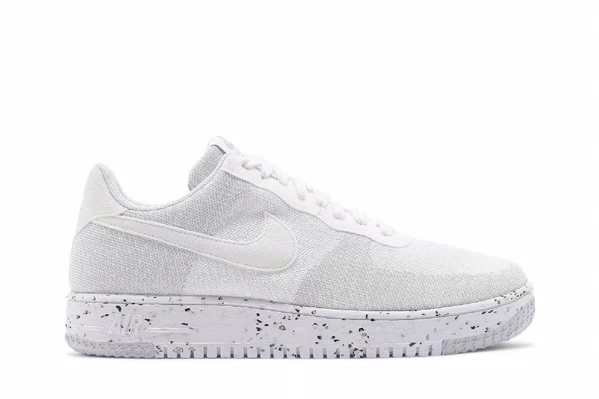 Nike Air Force 1 Crater Flyknit White Wolf Grey, view 2